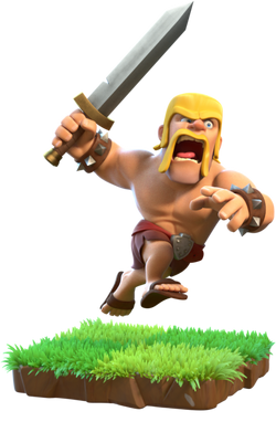 clash of clans level 4 barbarian