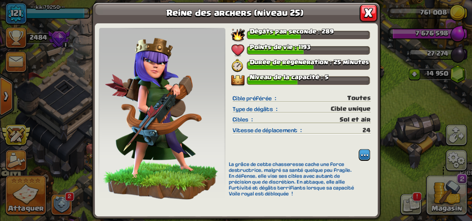 Augmenter Niveau Du Roi Clash Royale Reine des archers | Wiki Clash of Clans | Fandom