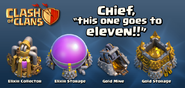 Elixir Collector, as shown in a promotional image of level 11 resource buildings update.