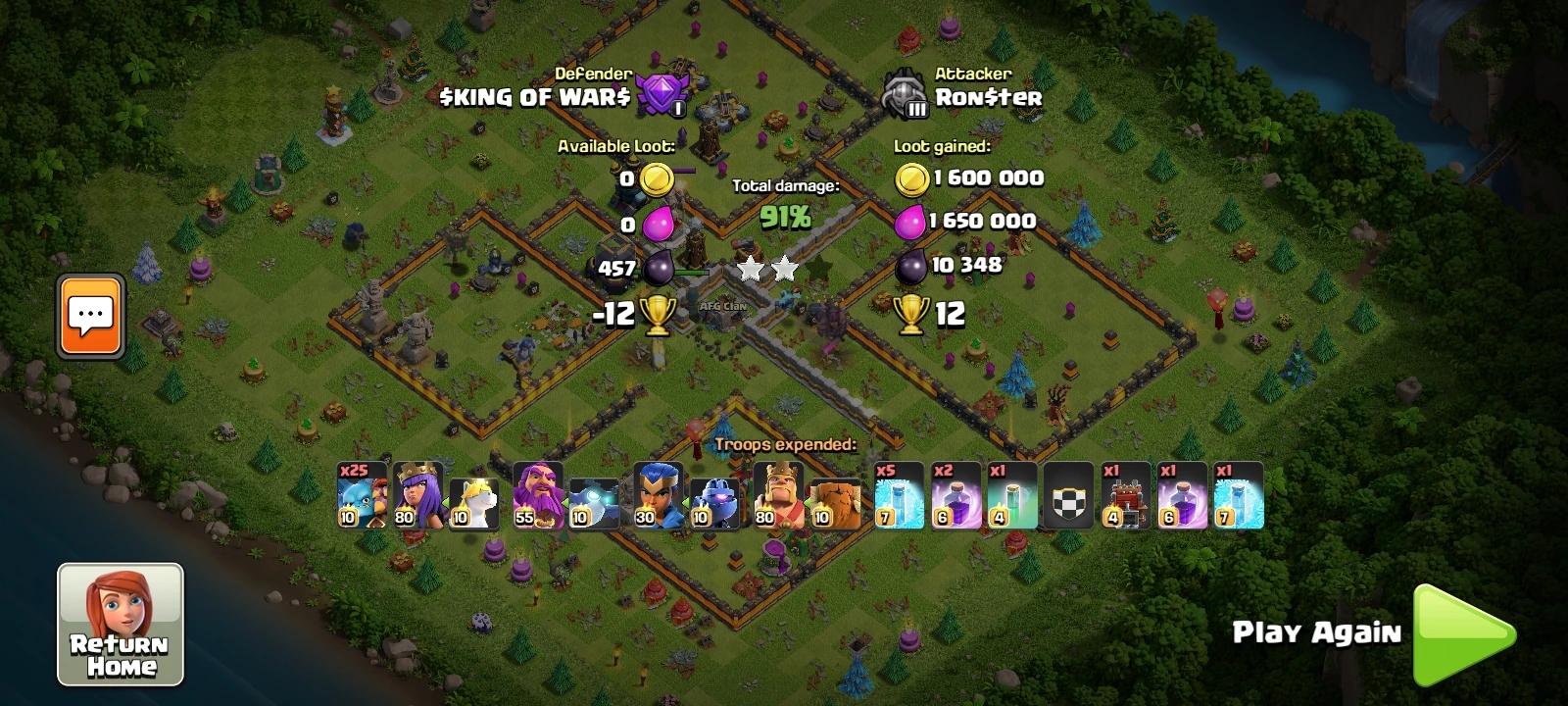 Clash of Clans core three-star war attacks routing Clash of Clans — Raid Weekend guide