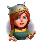 Villager with helmet.png (175 KB) Villager with a viking helmet, as she appears in a Clan Wars tutorial