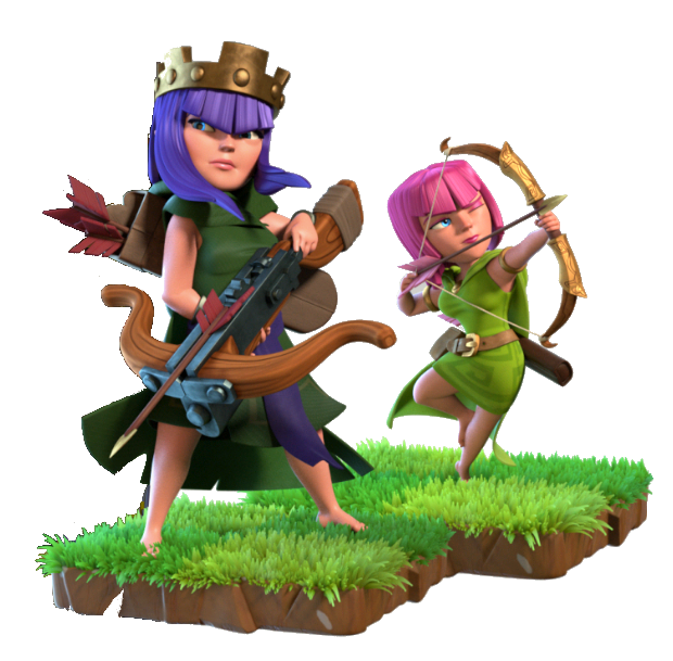 Лучница clash of clans