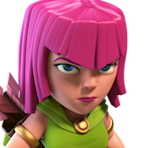 clash of clans archer face