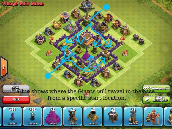 COC TH lvl 8  Clash of Clans Strategy