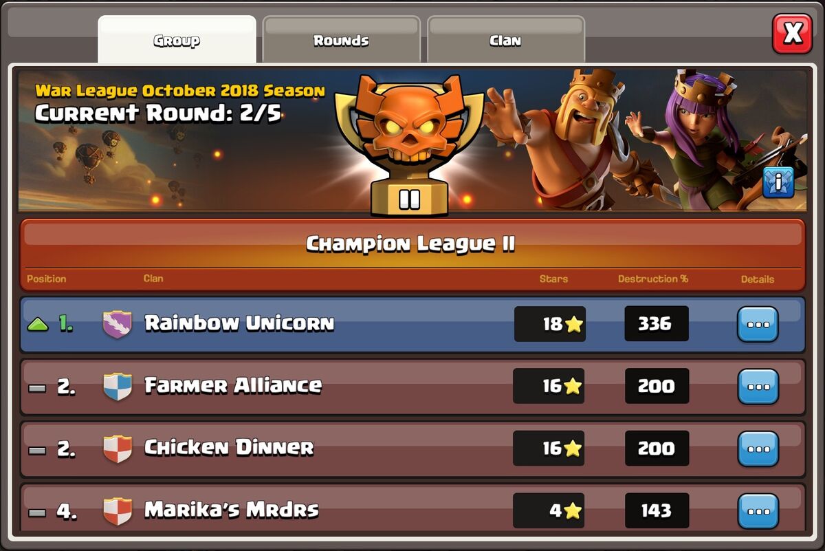 Clan War Leagues FAQ | Clash of Clans Wiki | Fandom