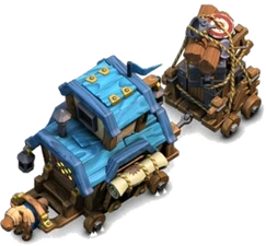 Караван во время отъезда