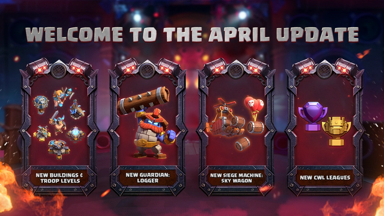 April-Update 2026: Das Sound von Clash-Update