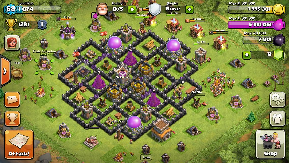 clash of clans bot 1 side attack settings