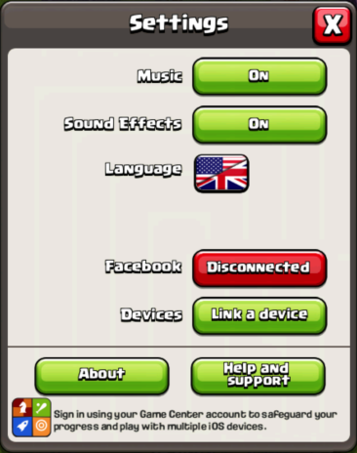 How to connect CR to facebook with IOS (Ipad Air)? It was connected before  the update. : r/ClashRoyale