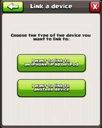 Step 3: Select the option that describes the device you are linking to