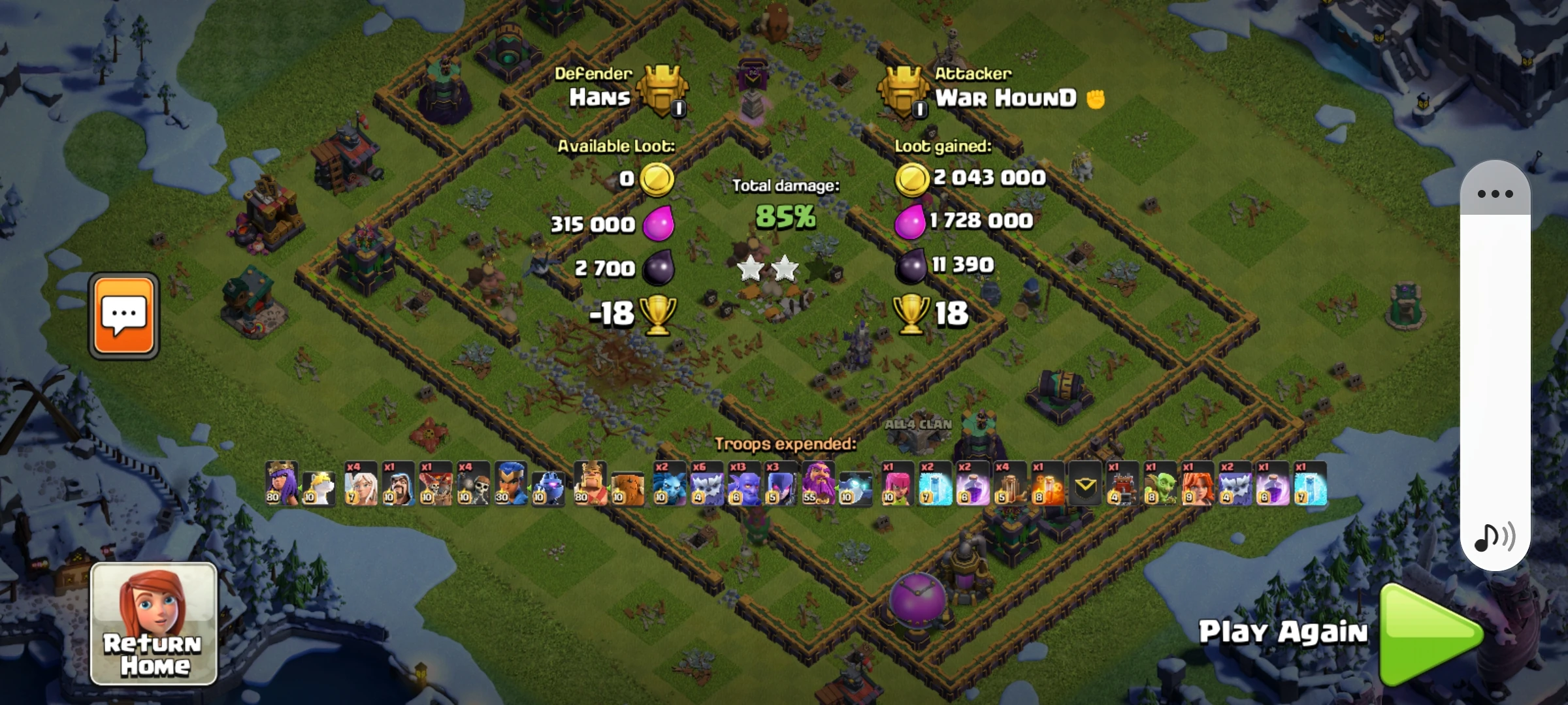 Clash of Clans core three-star war attacks routing Clash of Clans — Clan War League guide