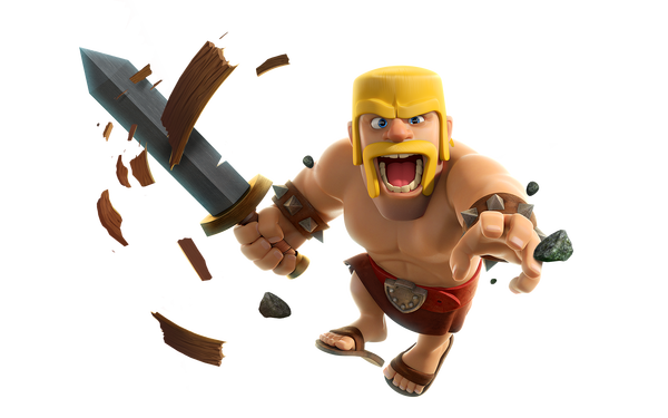 clash of clans level 4 barbarian