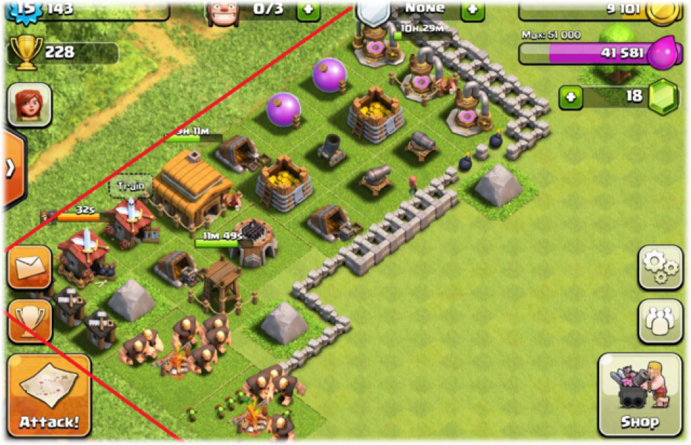 clash of clans early strategy