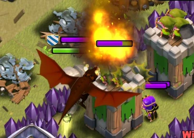 Drache und Bogenschützen