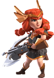 Skin-valquiria-rainha-clash-of-clans-temporada-julho-2019