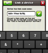 Step 5: On your new device, write in the code given to your on your old device