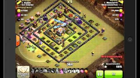 CKAG Monzetti vs. Adam GoWiWiPe 2-Star Clash of Clans