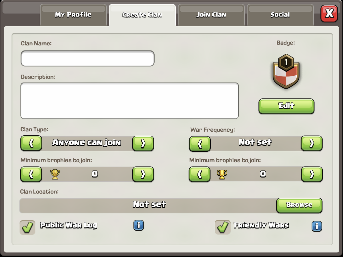 cool clan names for clash of clans