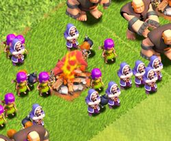 clash of clans wizard level 3