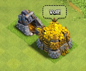 So sieht ein volles Goldlager aus.