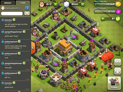 Image montrant la discussion d'un clan