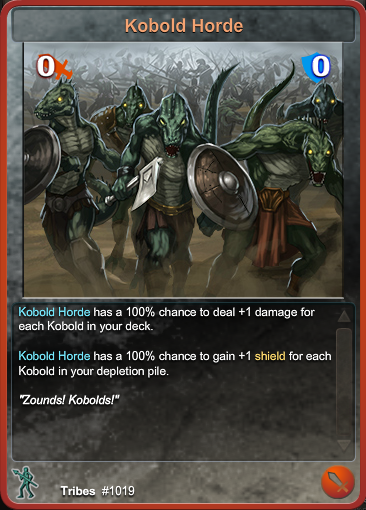 Meaning of The kobolds horde by KOBOLD