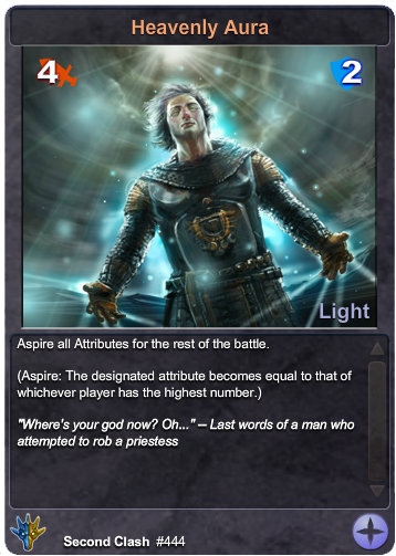 Heavenly Aura, Clash of the Dragons Wiki