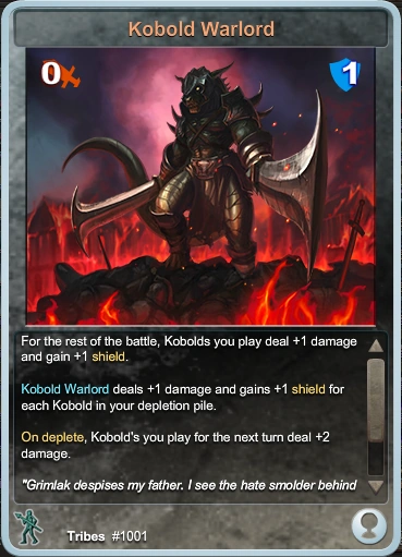 Kobold Warlord | Clash of the Dragons Wiki | Fandom