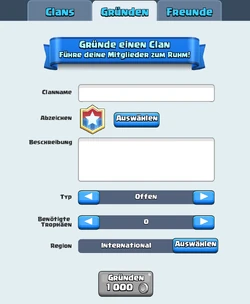 Clan gründen