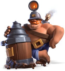 Billybob grades miner mortar in Clash Royale. #clashroyale #miner