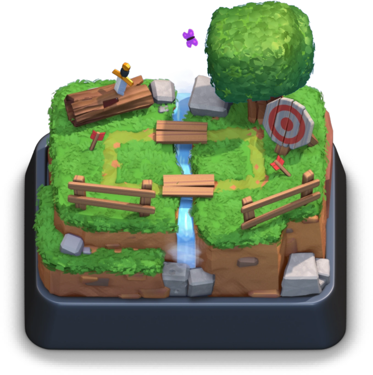 Первая арена. Clash Royale учебный лагерь. Арена из игры Clash Royale. 1 Арена Clash Royale. Игровая Арена клеш рояль.