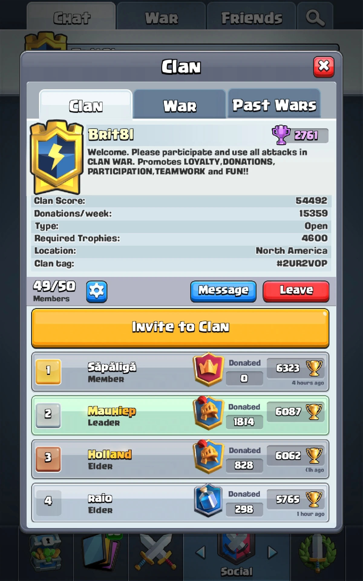 Clash Royale core Ultimate Champion rank routing Clash Royale — Clan Wars guide