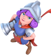 A Musketeer looking above.