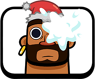 Hog Rider Santa Snowball