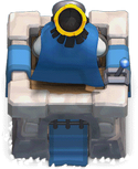 King Tower 3 and the figure of King in Clash Royale