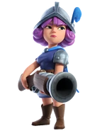 Musketeer's full body card render.
