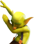 Goblin dabbing.