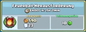 Feuerball-Herausforderung