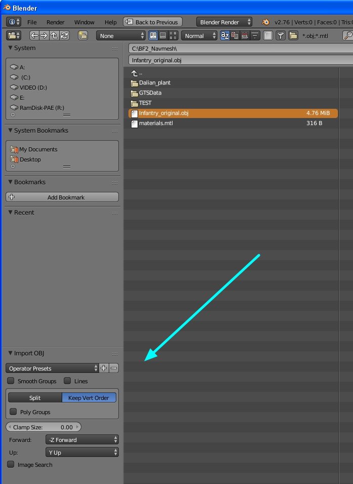 Import A Navmesh With Blender Classic Battlefield Modding Wikia Fandom Import A Navmesh With Blender Classic Battlefield Modding Wikia Fandom