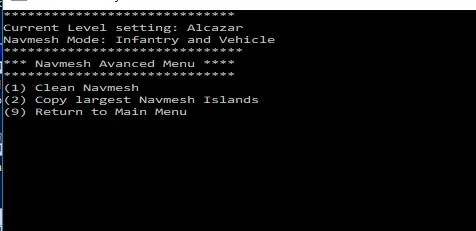BF2 Navmesh Advanced menu