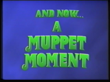 And Now... A Muppet Moment