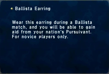 Ballista Earring Classic Ffxi Community Fandom