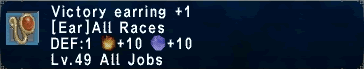 Victory Earring Plus 1 Classic Ffxi Community Fandom