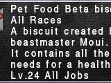 Pet Food Beta Biscuit