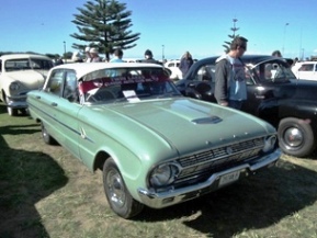 1962 Ford XL Falcon Deluxe sedan. at the 2013 National Motoring Heritage Day, The Entrance, NSW PM
