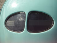 Volkswagen rear window split