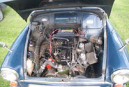 Morris Minor with a MGB engine