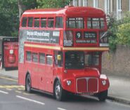 AEC Routemaster on the historic Route 9 in London