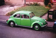 Green Volkswagen Beetle