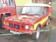 Range Rover fire engine